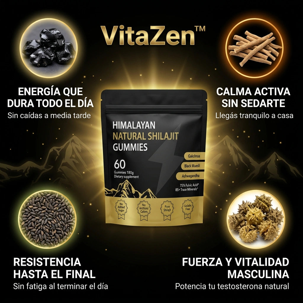 VitaZen™ - Energía, vitalidad y resistencia que no sentías en años