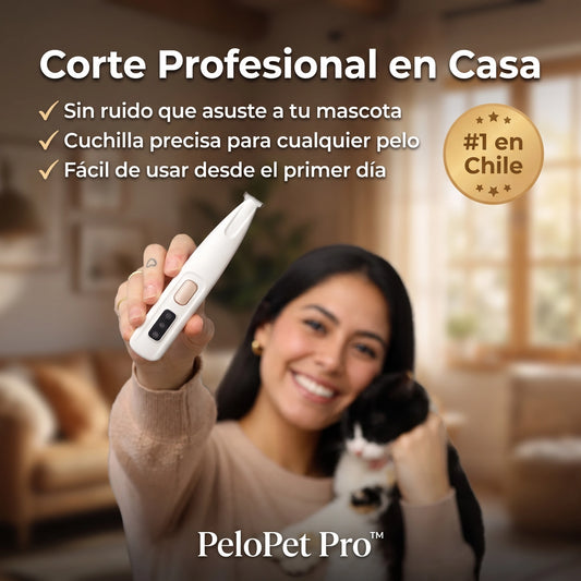 PeloPet Pro™ — Recortadora inalámbrica para mascotas