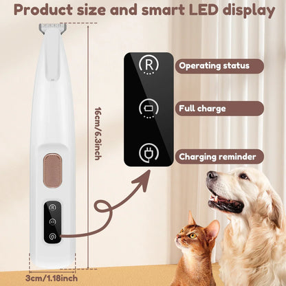 PeloPet Pro™ — Recortadora inalámbrica para mascotas